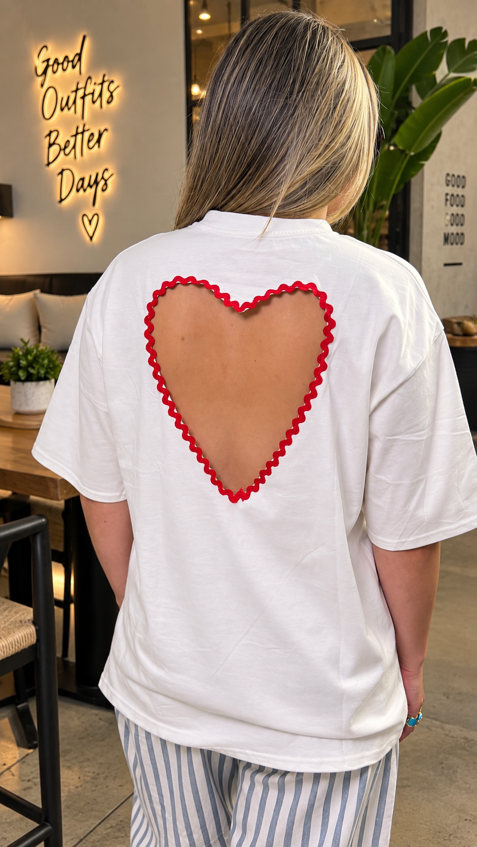 Cutout Heart Tshirt